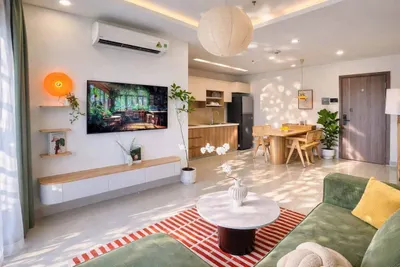 Квартира с 2 спальнями в ЖК CT9 Vinh Diem Trung – вид на озеро и парк, 74 м²