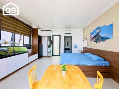 Studio Apartment for Rent in Vườn Xoài – Fully Furnished, Balcony, Mountain View