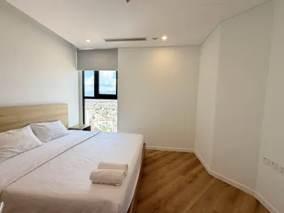 Căn hộ 1 phòng ngủ cho thuê – Scenia Bay, Nha Trang Phía Bắc – Nhìn ra biển, Bể bơi – 14,5 triệu VND/tháng