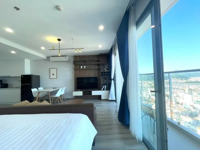 Studio Apartment for Rent – Marina Suites – Sea View – 17M VND/Month
