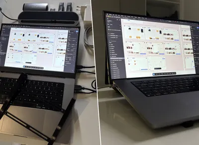 MacBook Pro 16" M1 Pro 32GB 512GB + портативный монитор 15.6" 2K в комплекте