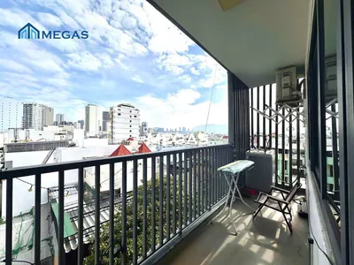 Studio Apartment for Rent with Balcony Near Xom Moi Market and Beach – 8M VND/Month