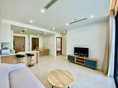2-Bedroom Apartment – Scenia Bay, 80m², Sea View, Pool, High Floor