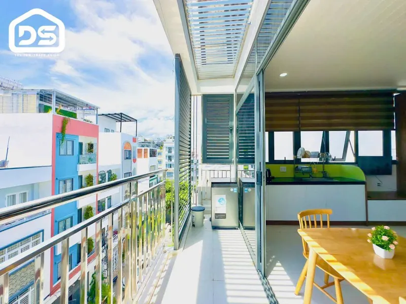 Studio Apartment for Rent in Vườn Xoài – Fully Furnished, Balcony, Mountain View