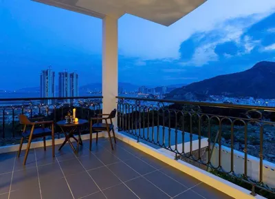 Nha Trang北部别墅租赁 - 5间卧室，距离海滩1.2公里，海景全景 - 70百万越南盾/月