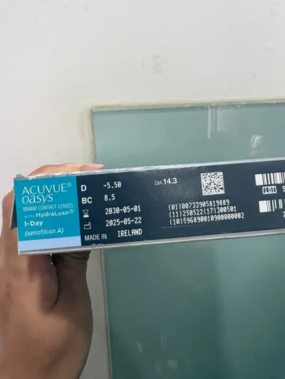 ACUVUE OASYS 1-Day 컨택트렌즈 88개 -5.50 / 8.5