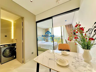 1-Bedroom Furnished Apartment with Balcony – VCN Phước Hải – 12M VND/Month