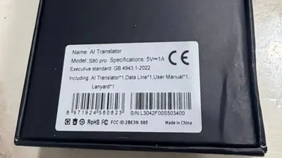 VOICE TRANSLATOR AI – Hoàn toàn mới, Sản xuất Trung Quốc