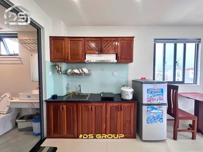 南岘港舒适公寓，后阳台 – 660万越南盾/月