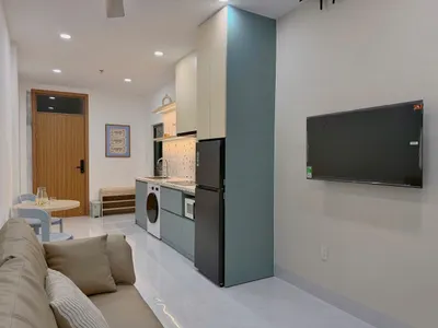 1-Bedroom Apartment with Balcony in VCN Phước Long – 15M VND/Month