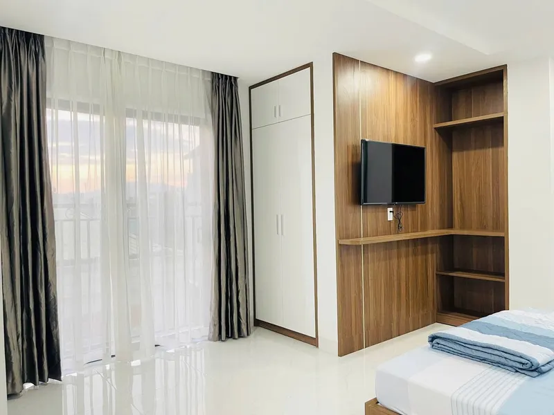Studio rộng rãi có ban công tại Phước Long, Nha Trang – 8,5 triệu VND/tháng — 5/5