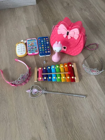 Bag, Phones, Crowns, Interactive Musical Toy & Instrument – Bundle Sale