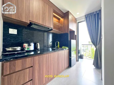 Квартира с 2 спальнями в аренду – 55 м² – новая мебель – балкон – 10 млн донгов/месяц