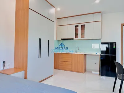 Fully Furnished Modern Studio with South-Facing Balcony, An Binh Tan – 7M VND/Month