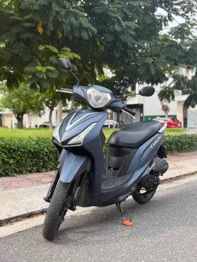 Kymco Candy 50cc 2020 – Матовый серо-синий скутер в хорошем состоянии