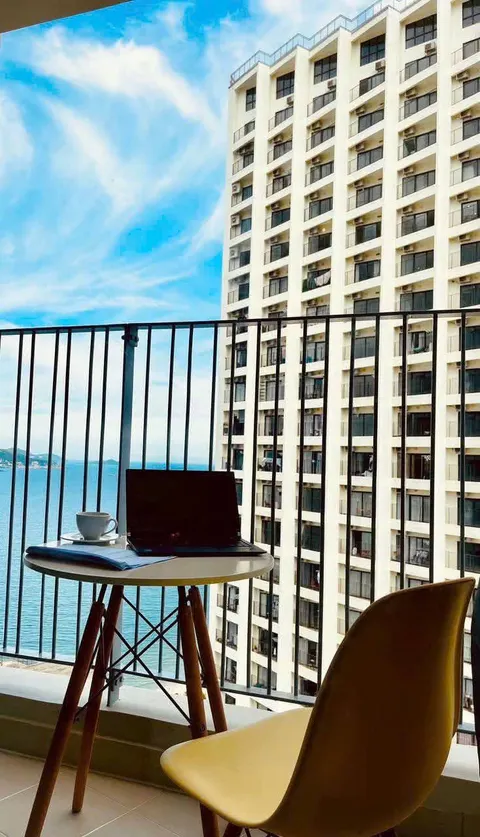 GoldCoast 아파트, 냐짱 중심지, 1,500만 VND/월, 해양 뷰