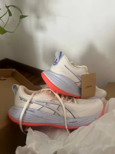 Pride and Prejudice Book, Phone Holder, and New Asics Running Shoes