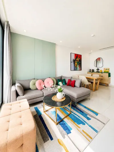 2-Bedroom Corner Apartment in D'qua – 74 m², 21M VND/Month