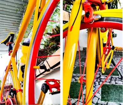 Restored Vintage Japanese Bicycle 'Yellow Bird' – Custom Build