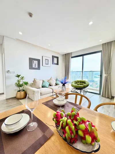 两卧室公寓，享海景 – Marina Suites 芽庄，26百万越南盾/月