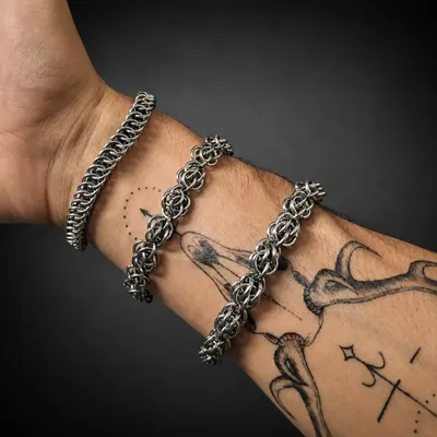 Украшения ручной работы в технике chainmail – браслеты, ожерелья, кольца и под заказ