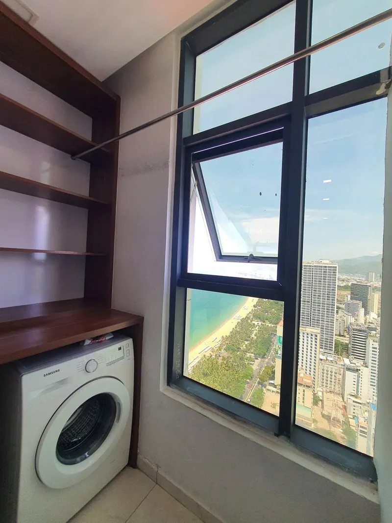 Căn hộ 2 phòng ngủ ở Muong Thanh, Nha Trang – Nhìn ra biển, Tầng 45 – 15 triệu ₫/tháng — 7/8