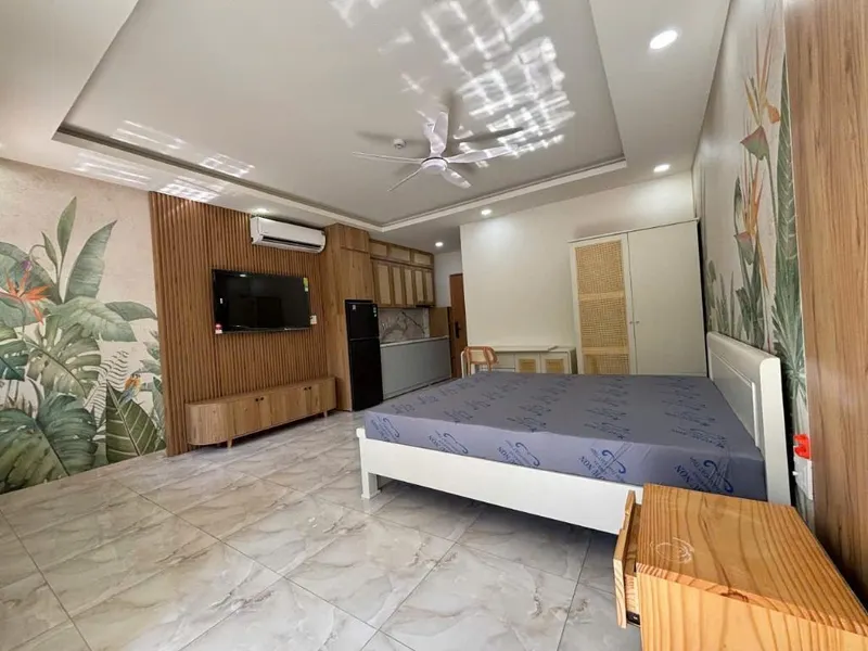 Modern studio for rent, Tô Hiệu, Phước Hải, 11M VND/month — 9/10
