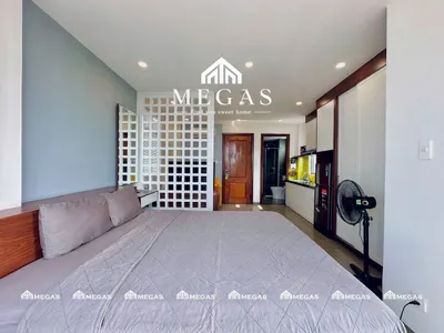 Fully furnished studio with balcony, Phuoc Long, 11.5M VND/month — 2/6