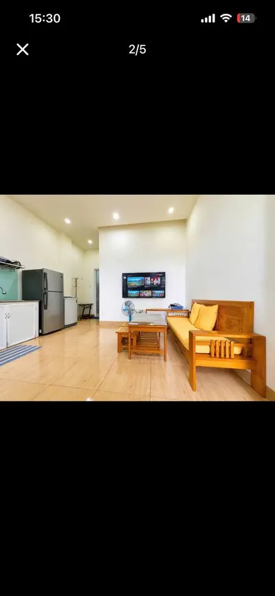 1-bedroom 40 m² furnished apartment for rent, Hà Quang 2, 7.5M VND/month — 4/5