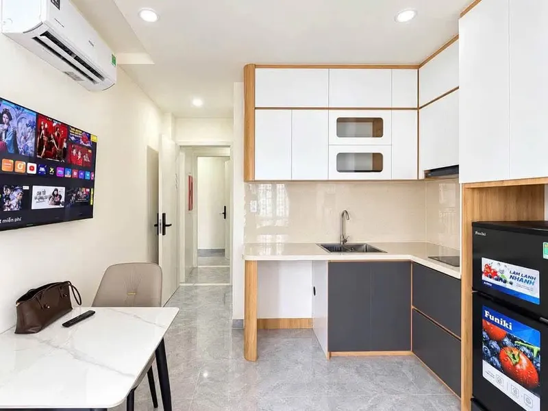 Studio apartment for rent near Hòn Chồng, north Nha Trang, 11M VND/month — 6/8