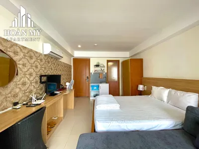 Furnished studio for rent, Hùng Vương street — 3/7
