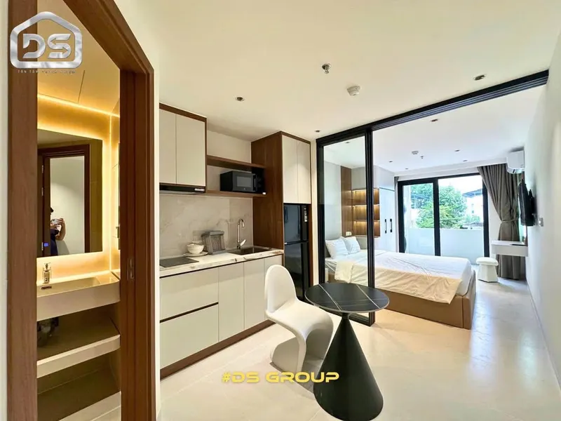 芽庄 Đặng Huy Trứ 街一居室带家具公寓，月租1200万越南盾 — 2/6