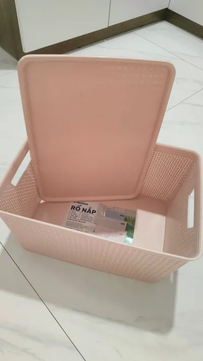 Household items bundle for sale: laundry basket, mop, rice cooker, yoga mat, bin — 2/6