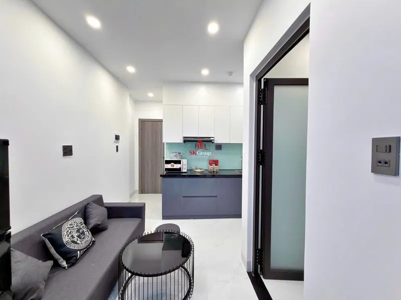 1-bedroom furnished apartment, Doan Tran Nghiep alley 84, 9.5M VND/month — 7/7
