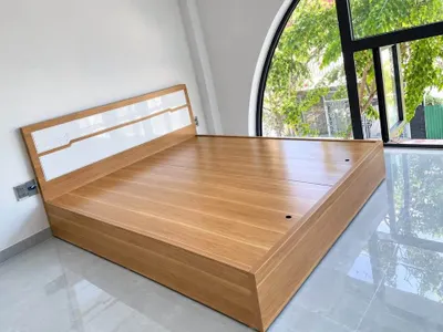 Quick-sale 3-piece bedroom set (bed, wardrobe, dressing table), 9,999k VND, installation included — 4/4