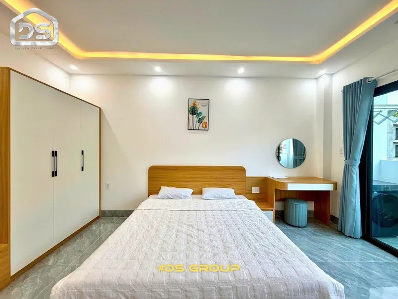 35 m² furnished apartment for rent on Bùi Huy Bích beach, north Nha Trang, 12.5M VND/month — 4/5