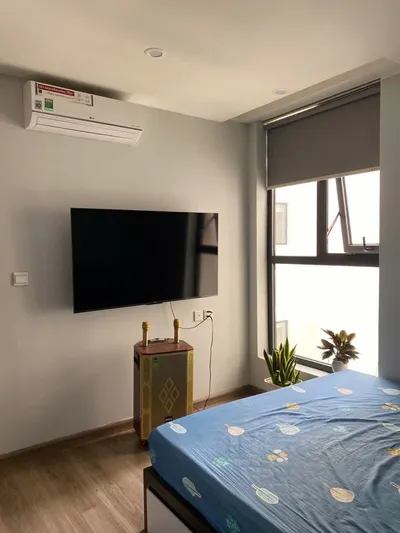 1-bedroom furnished apartment near Tran Phu beach, HUD Nguyen Thien Thuat, 15M VND/month — 2/3