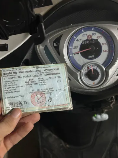 Xe ga SYM Attila 125cc có cà vẹt xanh — 2/5