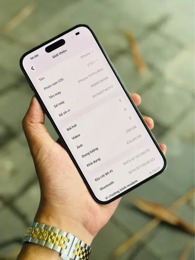iPhone 14 Pro Max 256GB Deep Purple (US), ~15 млн VND — 5/9