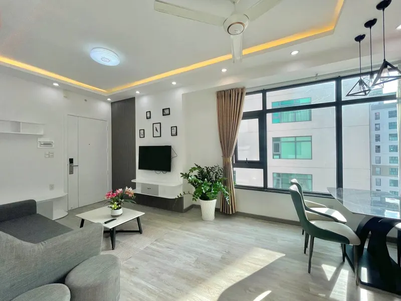 2-bedroom furnished apartment, Muong Thanh Vien Chieu, north Nha Trang, 15.5M VND/month — 2/3