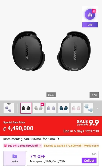 Bose QuietComfort Earbuds – Top Sound, Active Noise Cancellation — 2/2