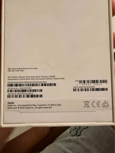 iPhone 15 Pro Max 256GB, đầy đủ hộp — 3/4