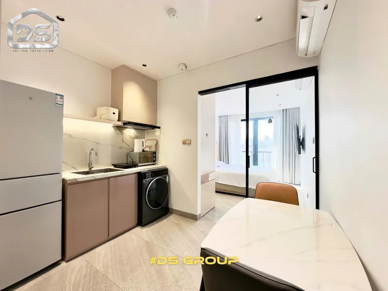 1-bedroom apartment in Ha Quang 2, fully furnished, 12.5M VND/month