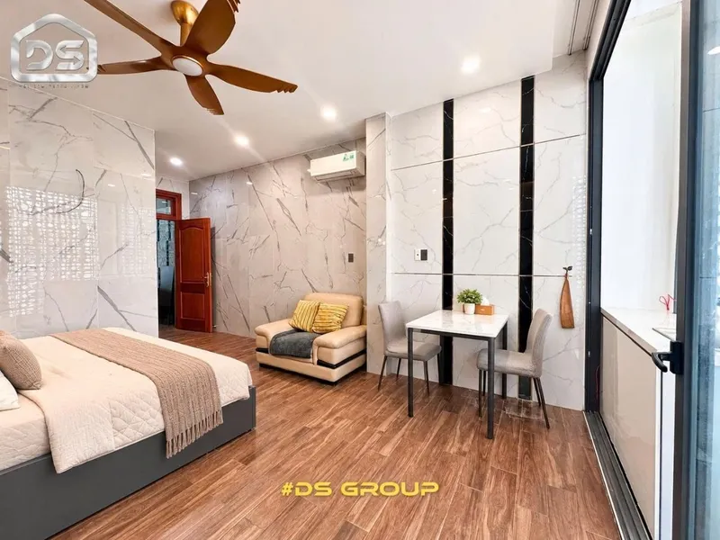 35 m² fully furnished apartment in city centre near beach, 12M VND/month — 3/5