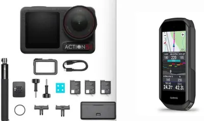 Garmin Edge 1050 and DJI Osmo Action 5 Pro bundle for sale