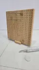 Wooden blocking board for crochet motifs