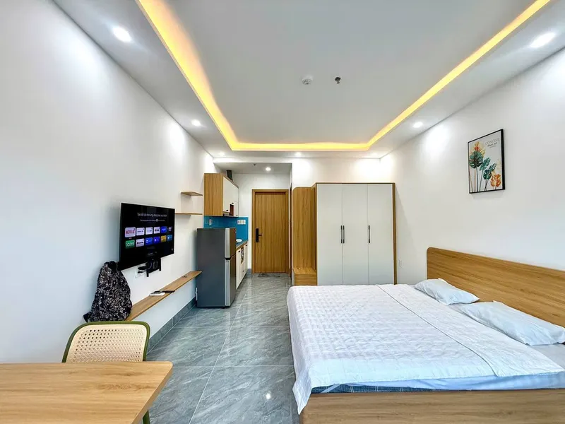 2-bedroom furnished apartment in Vinh Diem Trung, 14M VND/month — 7/9