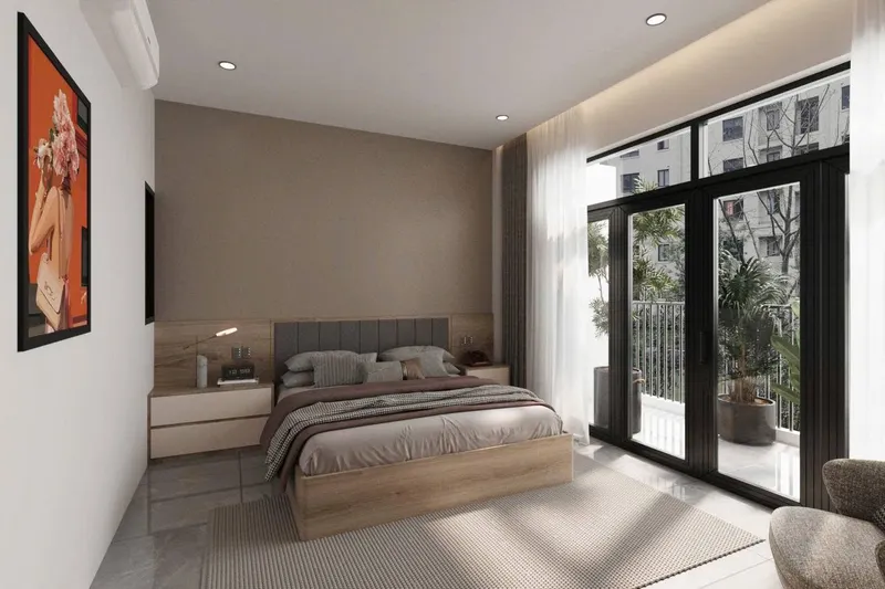 4-bedroom house for rent in Mỹ Gia residential complex, 35M VND/month — 7/8
