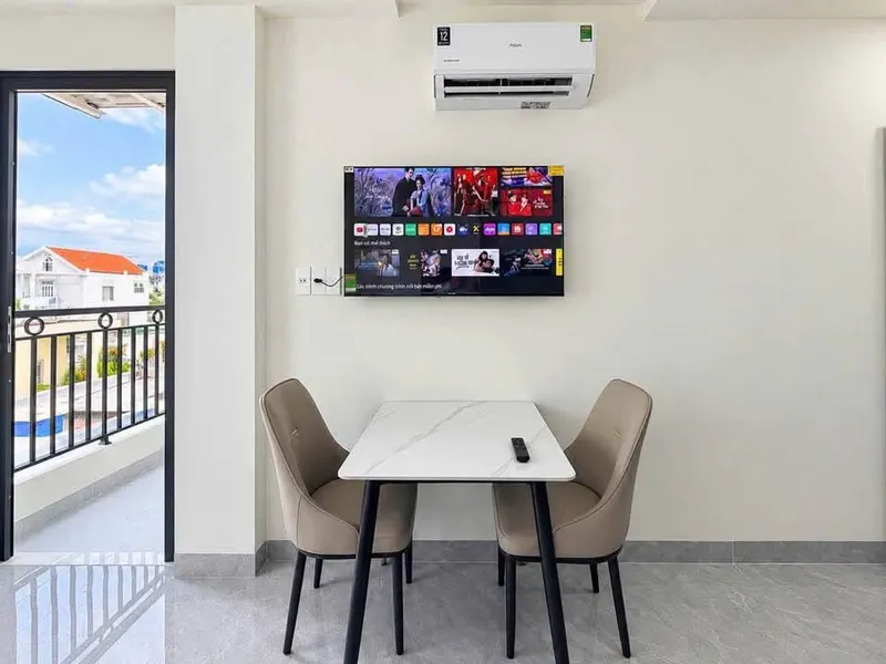 Studio apartment for rent near Hòn Chồng, north Nha Trang, 11M VND/month — 7/8