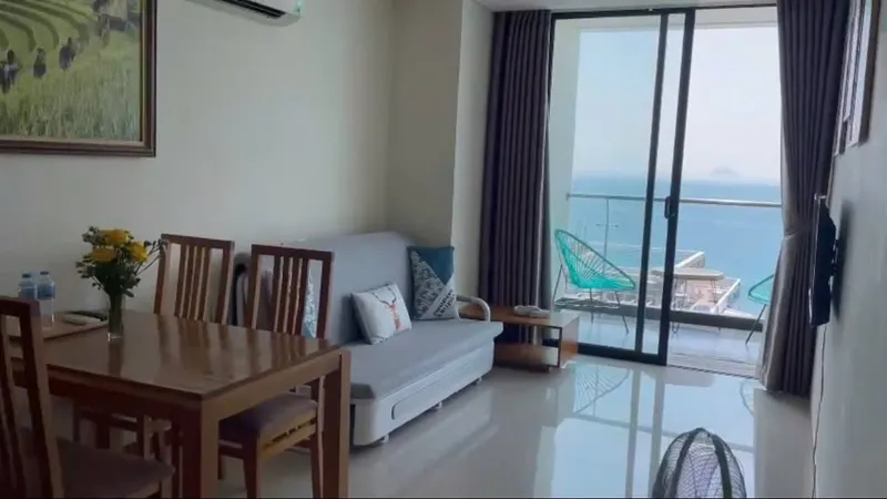 Căn hộ 1 phòng ngủ đầy đủ nội thất, view biển, khu phức hợp Maple — 4/4